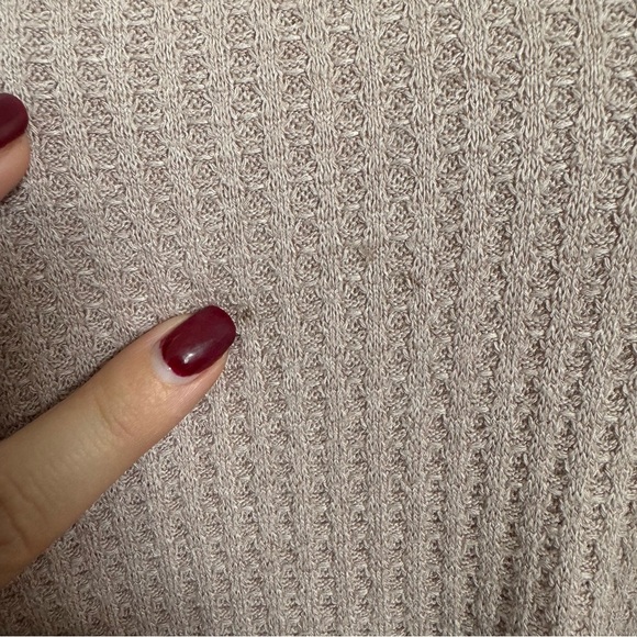 Free People ‘Sunset Thermal’ Waffle Knit Top S - Picture 5 of 7